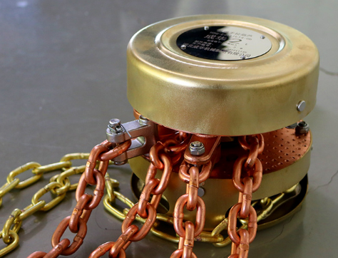 高溫天氣使用防爆電動葫蘆吊重能預防自燃